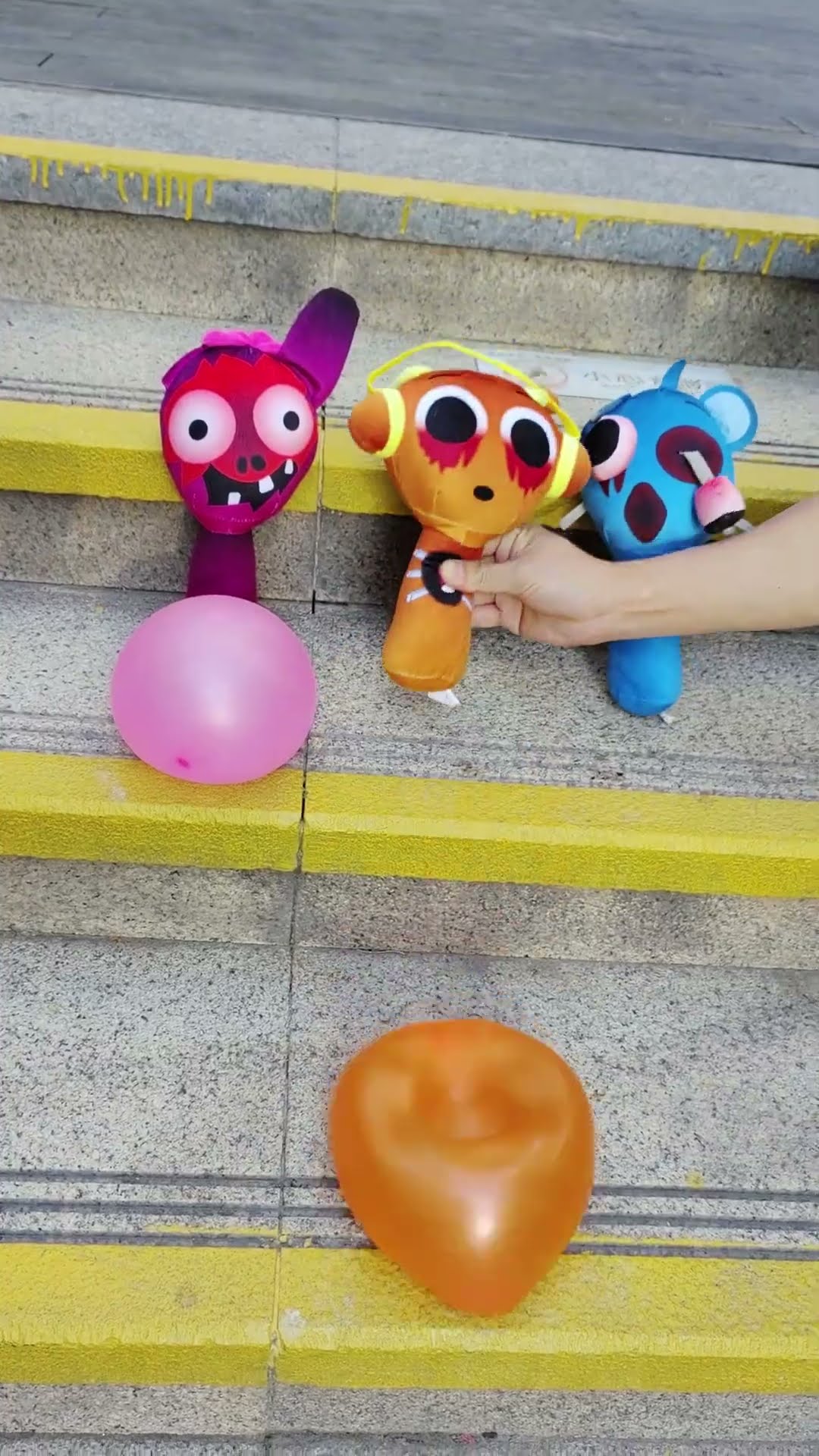 Sprunki vs water balloons