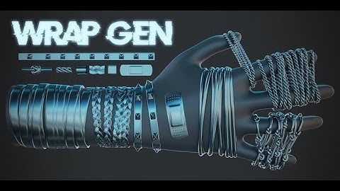 Wrap Gen - Create Customisable Procedural Wraps in Blender 4.0+