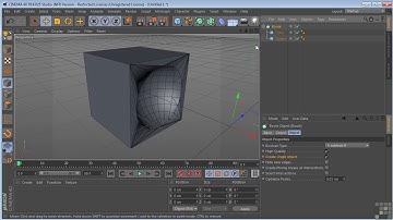 How to use Boole Operation on Object in Maxon Cinema 4D Class-21 || Modelling Objects And Deformers