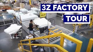 How Mattresses Are Made - 3Z Brands Mattress Factory Tour