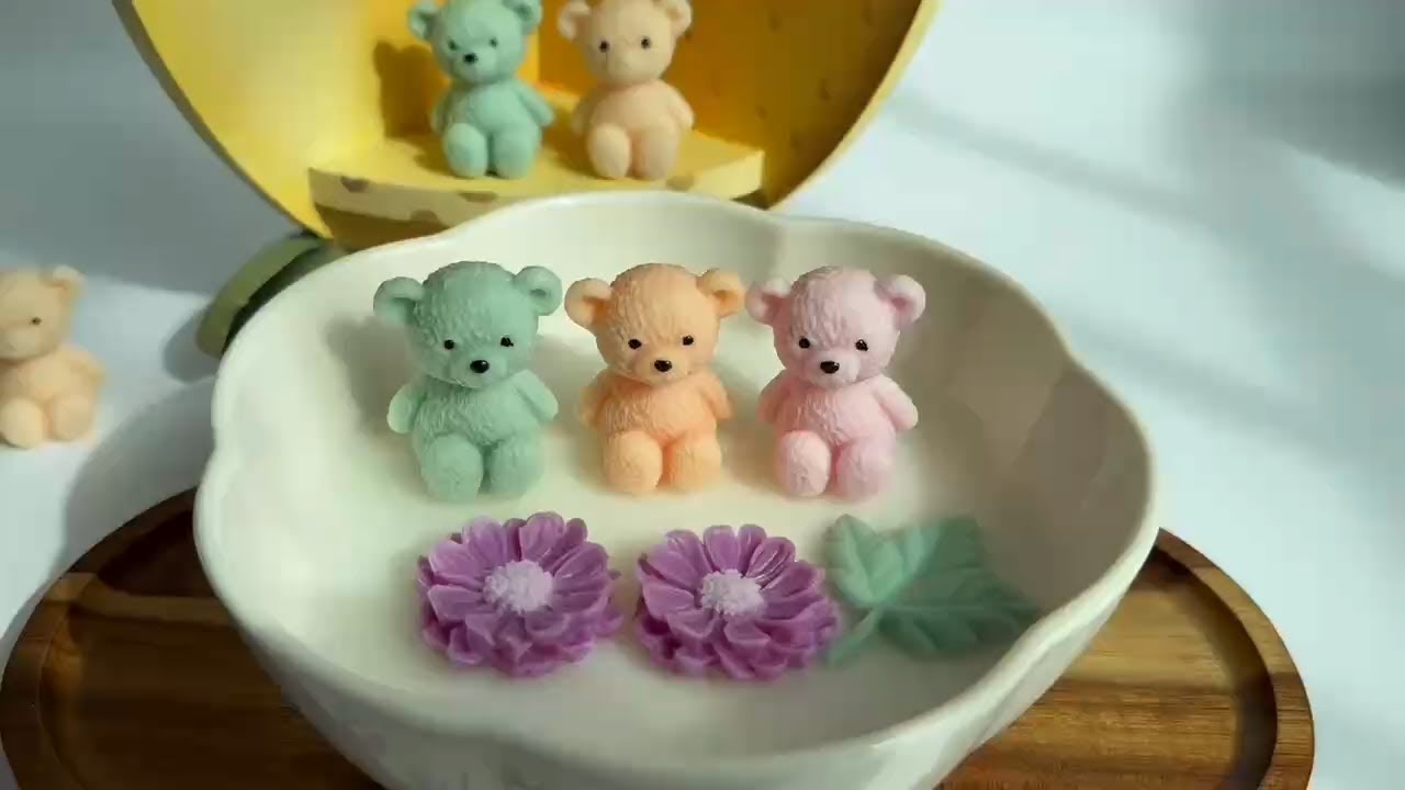 BKSilicone 8923 Mold – Smooth Bear Unmolding Demo