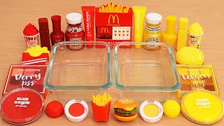 Red vs Yellow - Mixing Makeup Eyeshadow Into Slime ASMR by Lena Slime 65,048 views 1 month ago 14 minutes, 36 seconds