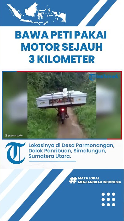 Viral Video Warga Bawa Peti Jenazah dengan Motor sejauh 3 Kilometer