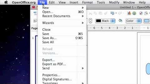 Convert OpenOffice Drawings