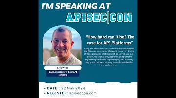 How hard can it be? The case for API Platforms with Erik Wilde