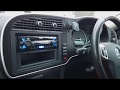 Saab 93 2002 - 2014 simple radio removal & install guide with part numbers.