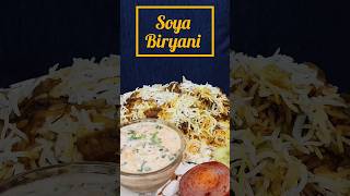Soya Biryani Recipe | Soya Dum Biryani shorts indianfood