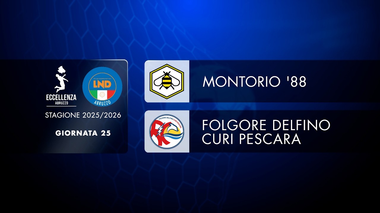 Eccellenza | 25° giornata: Montorio '88 - Folgore Delfino Curi Pescara (1-1)