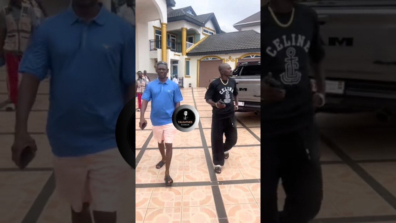 Eeeii look at Agya koo and lilwin on the same set #talkativesavenue