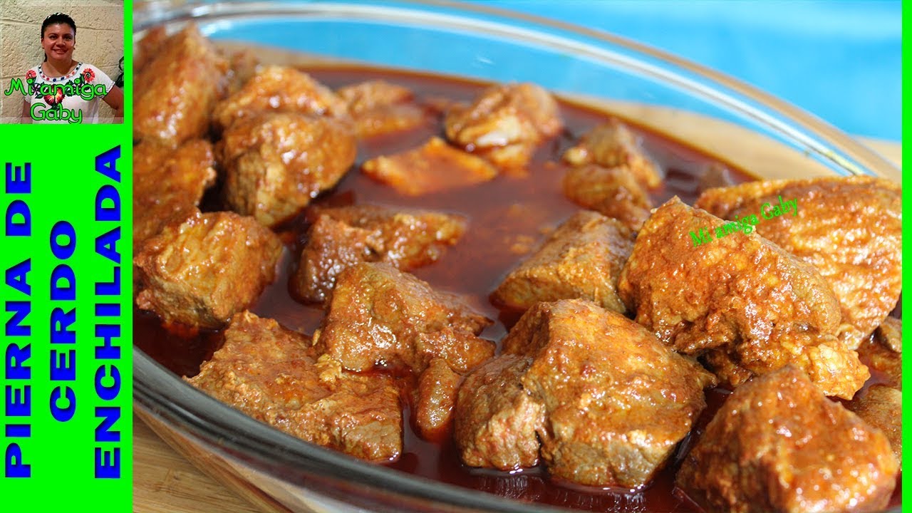 Cómo hacer deliciosa pierna de cerdo enchilada sin hornoen la olla