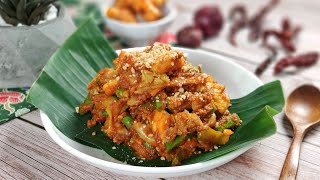 Acar, a Spicy Sweet Sour Nyonya Vegetable Fruit Salad  阿雜一道綜合了辣甜酸豐富味覺的娘惹蔬菜水果沙拉[My Lovely Recipes]