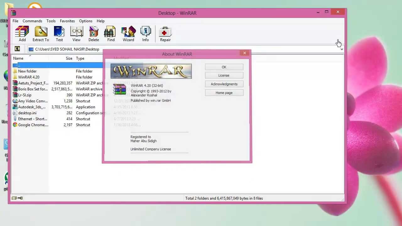 WinRAR 4.20 Full Version-32bit &64bit Crack Free - youtube