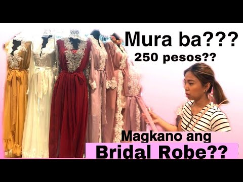 Murang Bridal Robes || Divisoria price 