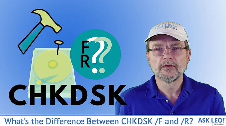 What's the Difference Between CHKDSK /F and CHKDSK /R?