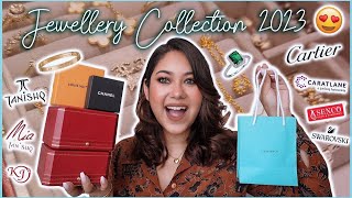 JEWELLERY COLLECTION 2023 | everyday gold rings, try on | Cartier, Caratlane & more | ThatQuirkyMiss