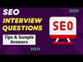 SEO Interview Questions and Answers - For Freshers and Experienced Candidates