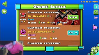 ZOINK REACTION TO QUANTEUSE PROCESSING GOT RATED (FULL REACTION) | Geometry Dash