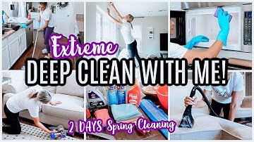 *TWO DAYS* EXTREME CLEANING MOTIVATION | SPRING CLEANING 2022 | SATISFYING DEEP CLEANING MOTIVATION