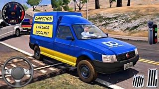 Fiat Fiorino Pickup Truck Real Cargo Driving 🇧🇷 | Nas Estradas Do Brasil | Android Gameplay screenshot 2