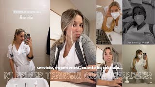 MI PRIMER TRABAJO COMO ENFERMERA | servicio, experiencia, ritmo de trabajo, dinero... @12alii