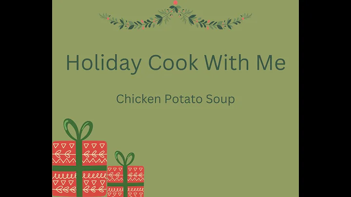 Cozy winter cook with me: chicken potato soup