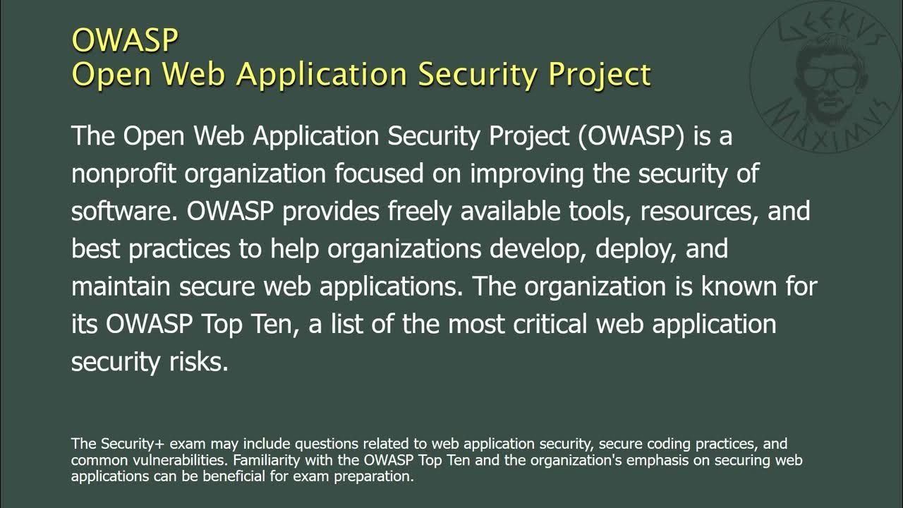 OWASP - Open Web Application Security Project - YouTube