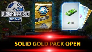 Jurassic World The Game: SOLID GOLD PACK OPEN 10K JW Buy