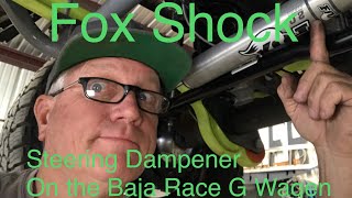 FOX SHOCK Steering Dampener for the BAJA Race G WAGON