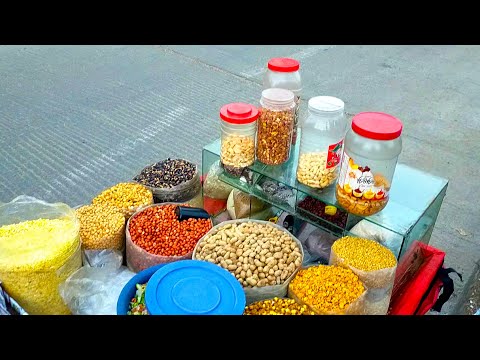 Unique Jhal Muri & Fried Seeds With Nuts | Bangladeshi Street Food
