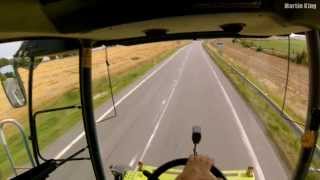 CLAAS LEXION 550- last field of 2013 harvest [GoPro]