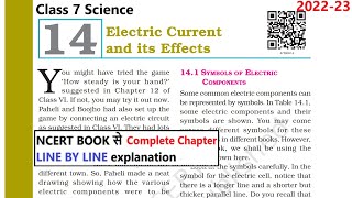 Electric Current and its Effect : Class 7 Science Chapter 14 [Full Chapter]
