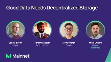 Good Data Needs Decentralized Storage