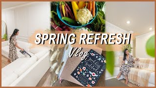 Spring refresh vlog| Deep cleaning the couch, Target home decor haul, New planner, organizing! by Shikha Singh 456 views 1 year ago 19 minutes