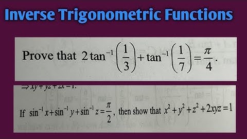 || Inverse Trigonometric Functions based problems in Telugu || Engineering mathematics 1 || diploma|