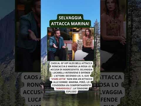Video GF Vip 2026, Selvaggia Lucarelli contro Marina La Rosa scontro infuocato dopo la lite di Alex Belli