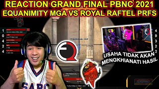 REACTION GRAND FINAL PBNC 2021 | EQUANIMITY MGA VS ROYAL RAFTEL PRFS - Point Blank Zepetto 2021