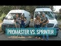 BEST CONVERSION VAN | Promaster vs Sprinter with Trent & Allie