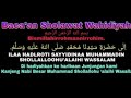 Bacaan sholawat wahidiyah dan terjemahnya