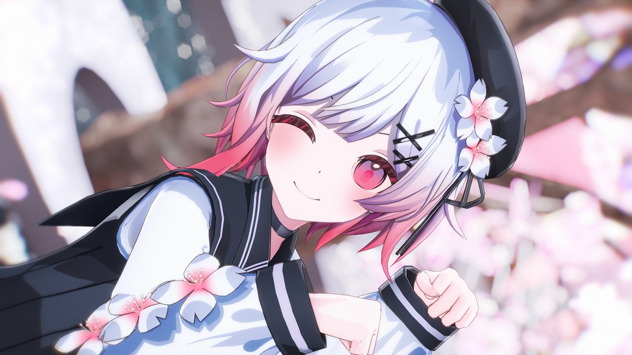 MMD】NO.1【魔法少女ノ魔女裁判/桜羽エマ】 - YouTube