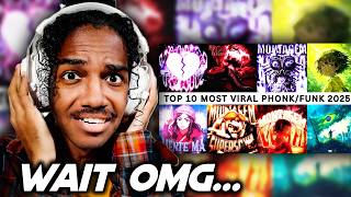 REACTING to PHONK for THE FIRST TIME... | TOP 10 MOST VIRAL PHONK/FUNK 2025 Reaction
