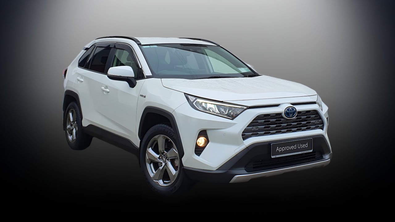 2020. (202 REG). TOYOTA - RAV4 - HYBRID - SOL. PURE WHITE. HUGH BOGGAN ...