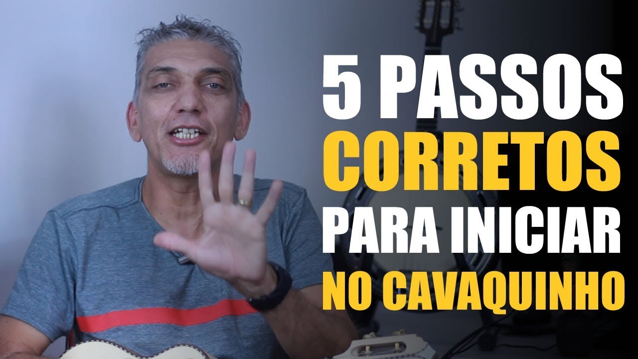 Os 5 Passos Definitivos Para Você Evoluir no Cavaquinho de Maneira Correta - Professor Damiro