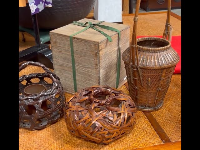 Antique Flower Baskets from Japan (Ikebana) - YouTube