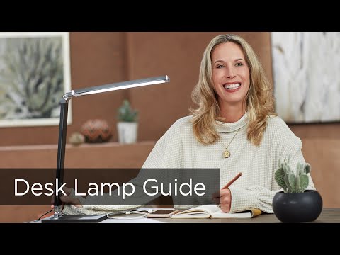 Video: Valg Af En Bordlampe Til Et Skrivebord