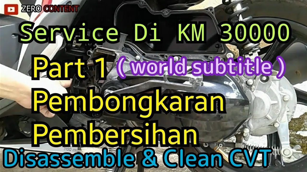 How to disassemble CVT Mio i 125 / M3 Z S Soul GT 125 Motorcycle