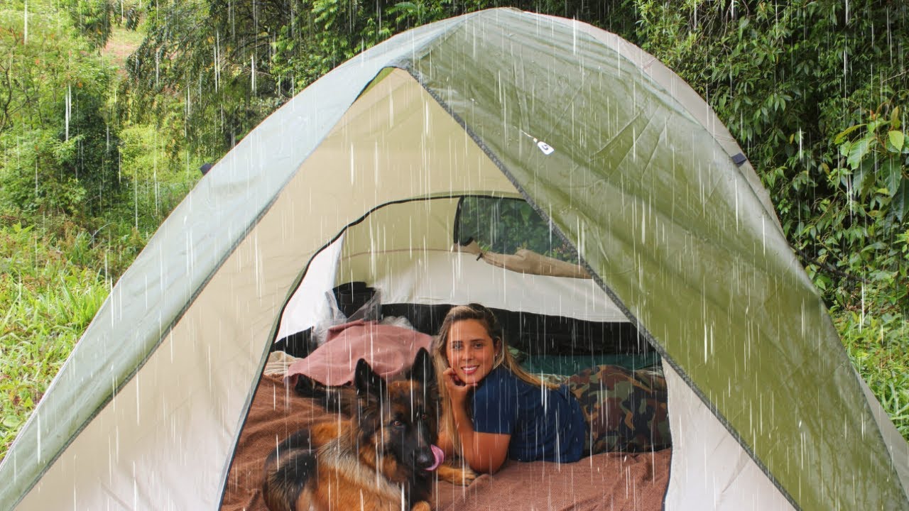 BRAZILIAN ADVENTURE Camping In Rain Camping and Cooking in The Rain