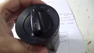 [DIAGRAM] Headlight switch Gol Parati Saveiro G2 G3 G4, Fox, Crossfox, Spacefox, Santana. screenshot 4