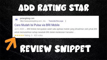 How to Add Star Rating in Blogger?