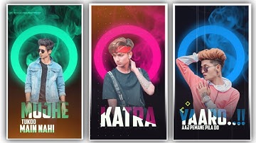 Light Smoke Effect Whatsapp Status Video | How to make trending Lyrics video in kinemaster | editing