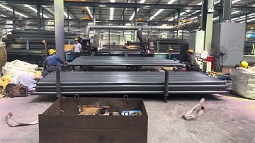 Space Frame Structure Rod factory processing#construction #spaceframe